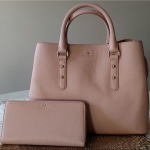 Kate Spade Bag and Accordion Wallet Set